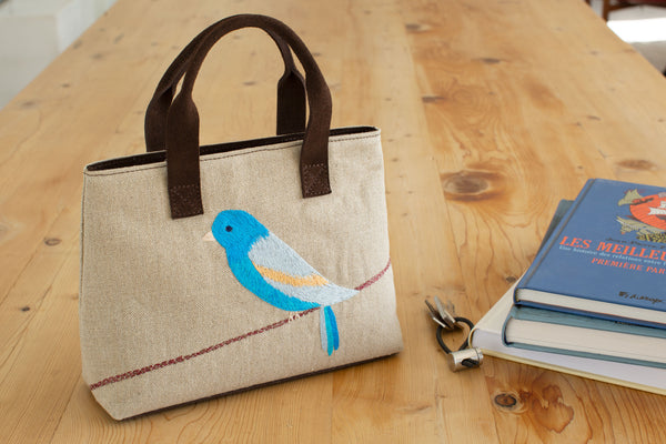 Yassou × Le Temps Brodé Small Bag - Lyliad